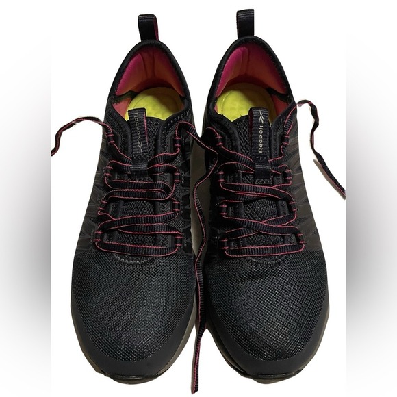 Reebok Astroride RB308 Steel Toe Shoes Sneaker 7W Women Navy Purple - Picture 2 of 15